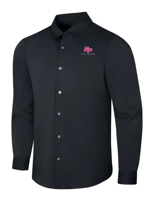 Black City Stretch Shirt w/Steel Partners Logo