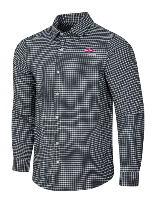 Dark Grey/White City Stretch Shirt w/Steel Partners Logo