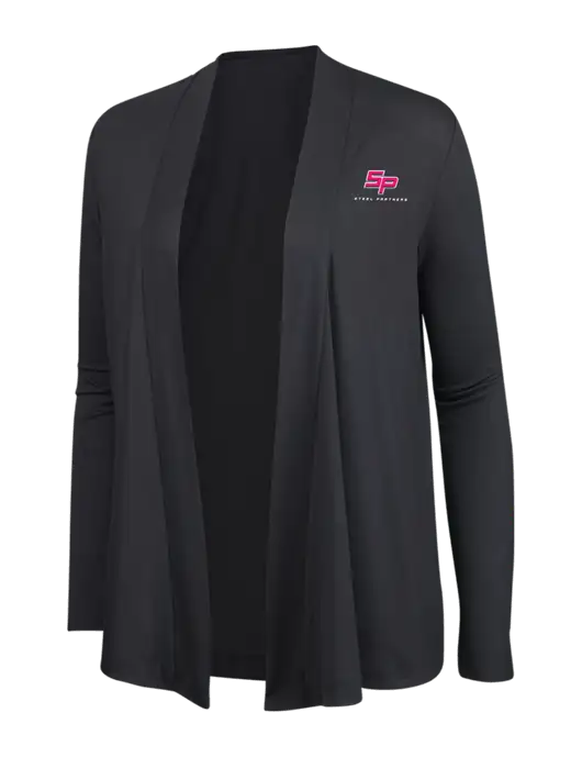 Smoke Grey Womens Concept Cardigan w/Steel Partners Logo