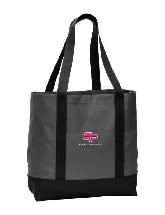Carryall Charcoal/Black Day Tote Dark w/Steel Partners Logo
