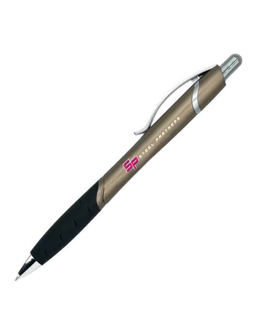 Summerhill Grey Pen - Black Ink w/Steel Partners Logo