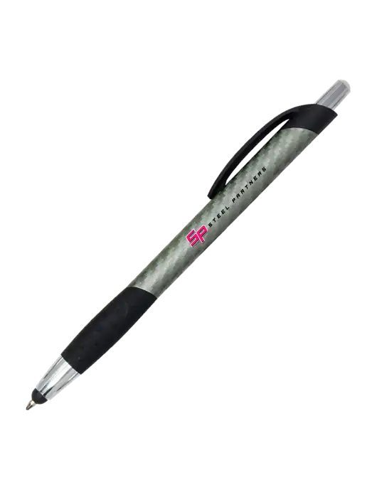 Sunray Gunmetal Stylus Pen w/Steel Partners Logo