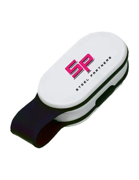 Magna Clip Black Personal Safety Light w/Steel Partners Logo
