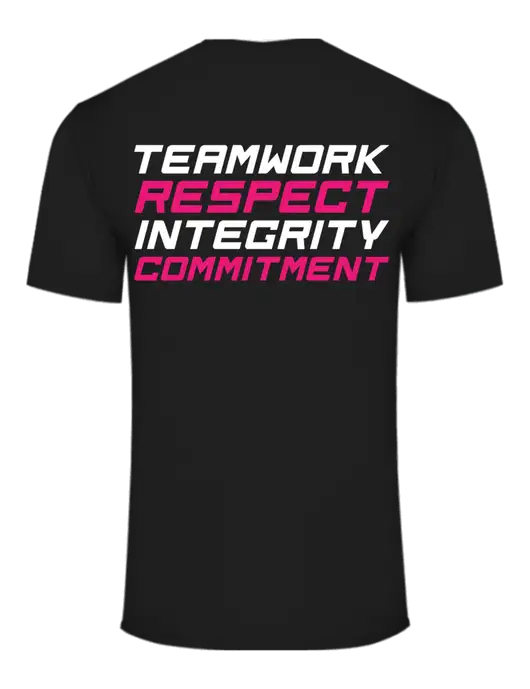 Core Blend Black T-Shirt w/Town Hall T-Shirt Front Logo, Town Hall T-Shirt Sleeve Logo, Town Hall T-Shirt Front Logo