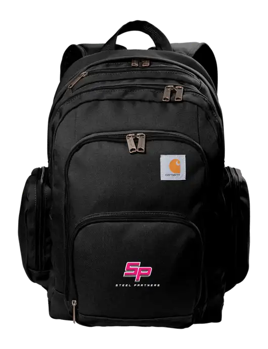 Carhartt Black Foundry Series Pro Backpack w/Steel Partners Logo
