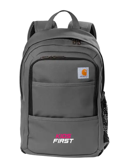 Carhartt Medium Grey Foundry Series Backpack w/Kids First Logo