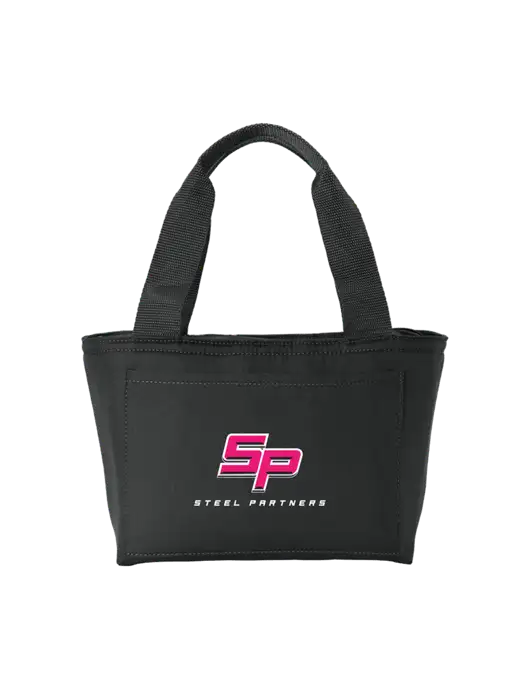 Iso Black Lunch Tote w/Steel Partners Logo