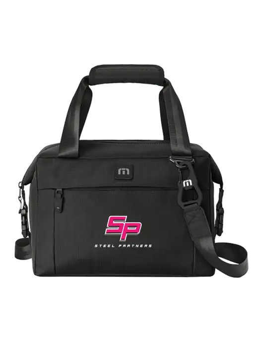 TravisMathew Black Chill’n 12-Can Cooler w/Steel Partners Logo