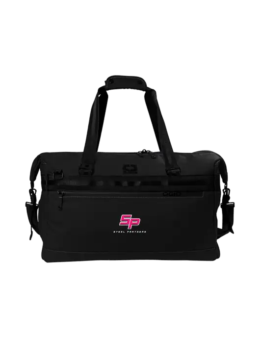 OGIO Black Commuter Duffel w/Steel Partners Logo