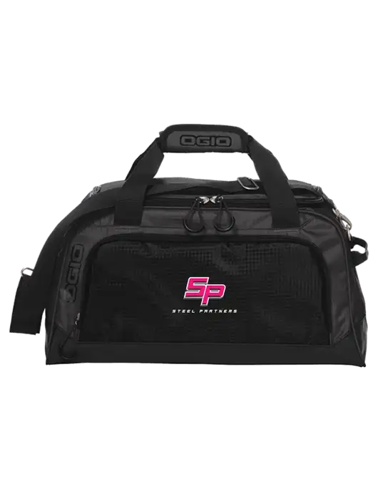 OGIO Breakaway Very Dark Grey/Black Duffel w/Steel Partners Logo