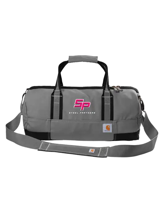Carhartt Medium Grey Foundry Series 20” Duffel w/Steel Partners Logo
