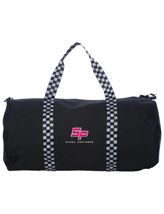  Day Tripper Black & White Duffel Bag w/Steel Partners Logo