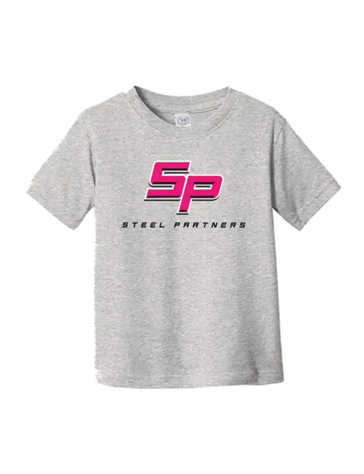 Rabbit Skins Light Grey Heather Toddler Fine Jersey Tee w/Steel Partners Logo