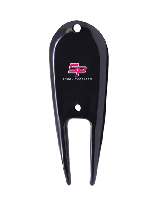 Black Divot Tool w/Steel Partners Logo