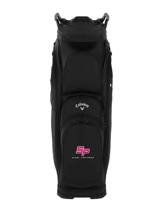 Callaway Org 14 Black Cart Golf Bag  w/Steel Partners Logo