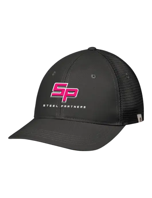 Carhartt Black Trucker Rugged Pro Series Cap w/Steel Partners Logo