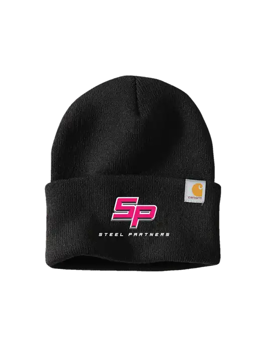 Carhartt Black Watch Cap 2.0 w/Steel Partners Logo