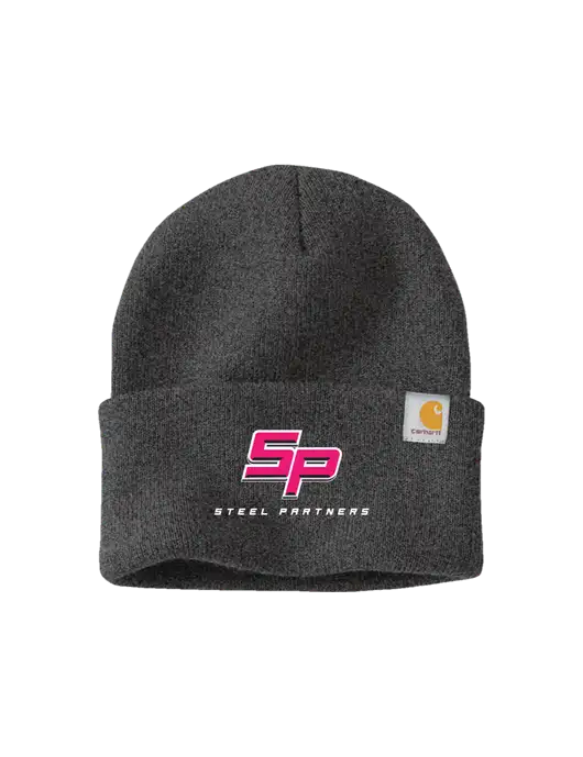 Carhartt Dark Grey Watch Cap 2.0 w/Steel Partners Logo