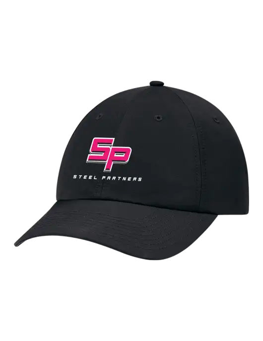 Richardson Relaxed Performance Lite Black Cap w/Steel Partners Logo