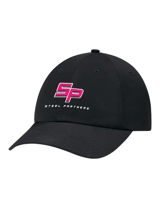 Richardson Relaxed Performance Lite Black Cap w/Steel Partners Logo