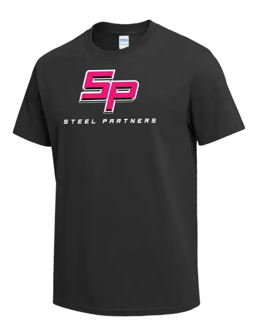 Charcoal Heavyweight 6.1 oz T-Shirt w/Steel Partners Logo
