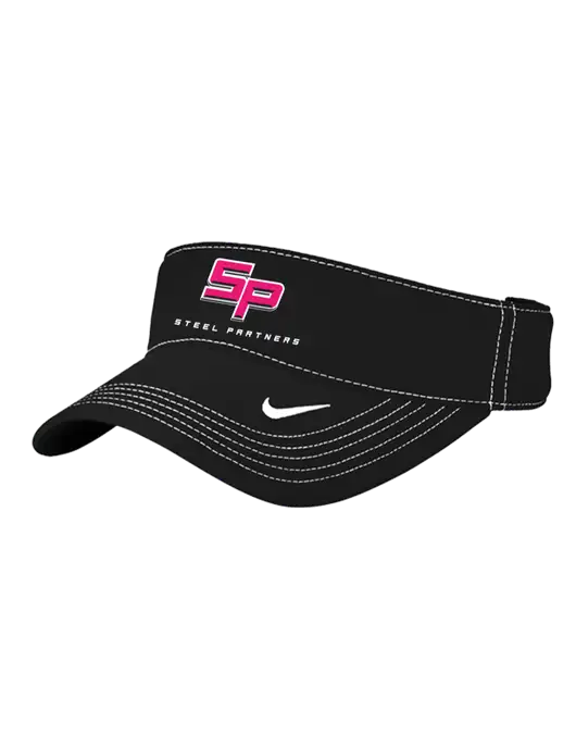Nike Black Dri-FIT Ace Visor w/Steel Partners Logo