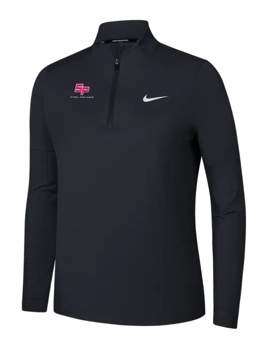 Nike Black Womens Dri-FIT Element 1/2-Zip Pullover w/Steel Partners Logo