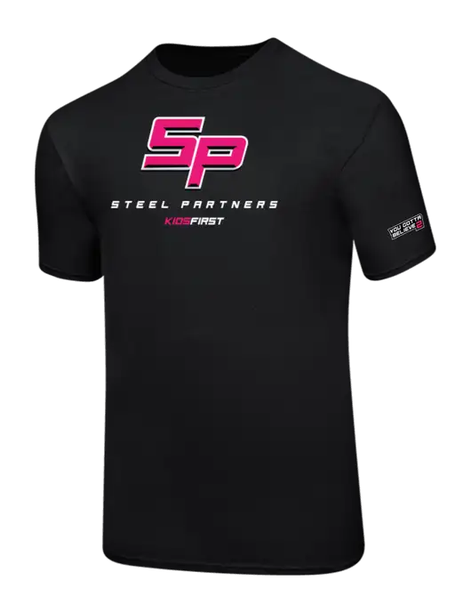 Ring Spun Jet Black 4.5 oz T-Shirt w/Town Hall T-Shirt Front Logo, Town Hall T-Shirt Sleeve Logo