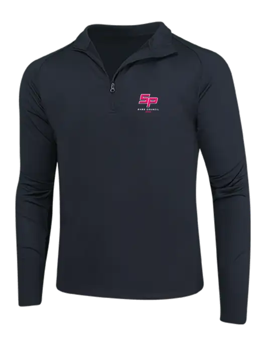 Black Sport Wick Stretch 1/4 Zip Pullover w/EH&S Logo