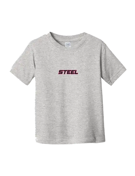 Rabbit Skins Light Grey Heather Toddler Fine Jersey Tee w/Steel Partners Logo