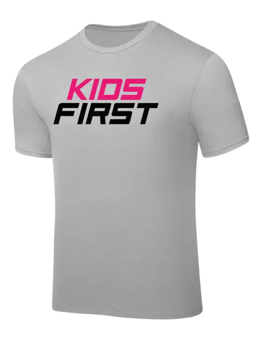 Silver PosiCharge Competitor Tee w/Kids First Logo