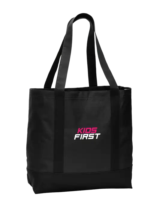 Carryall Black/Black Day Tote w/Kids First Logo