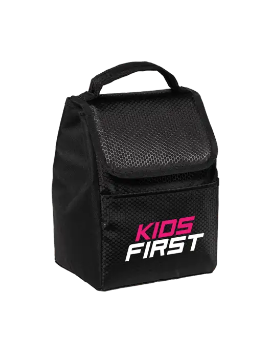 Lunch Bag Black Cooler w/Kids First Logo