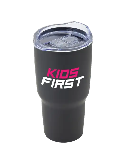 Odyssey Black 30 oz Travel Tumbler w/Kids First Logo