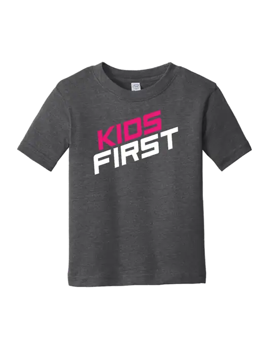 Rabbit Skins Vintage Smoke Toddler Fine Jersey Tee w/Kids First Logo