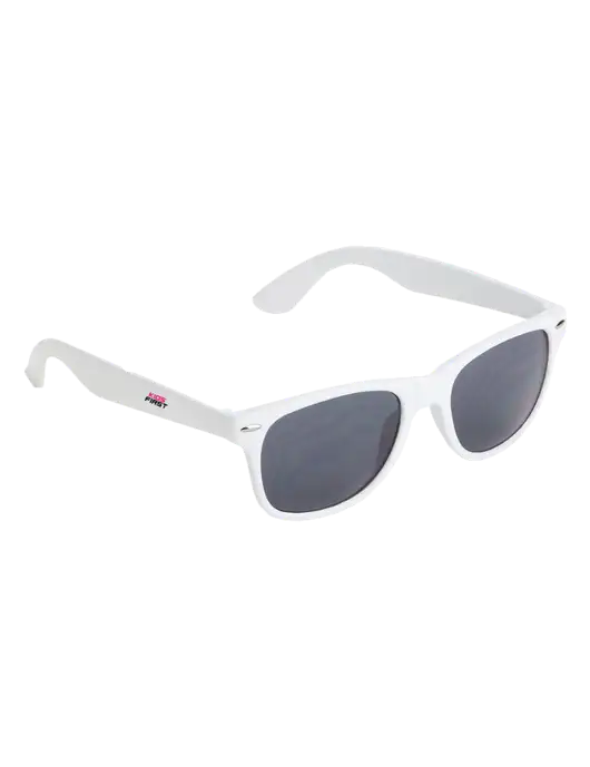 Daytona White Sunglasses w/Kids First Logo