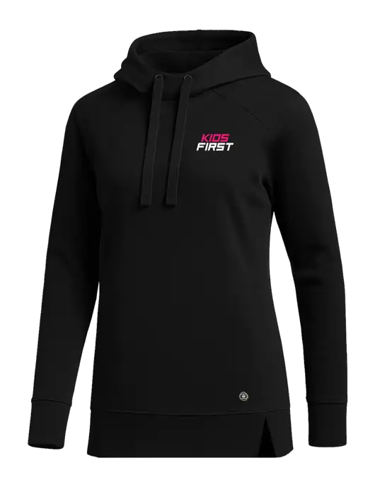 OGIO Black Womens Luuma Pullover Fleece Hoodie w/Kids First Logo