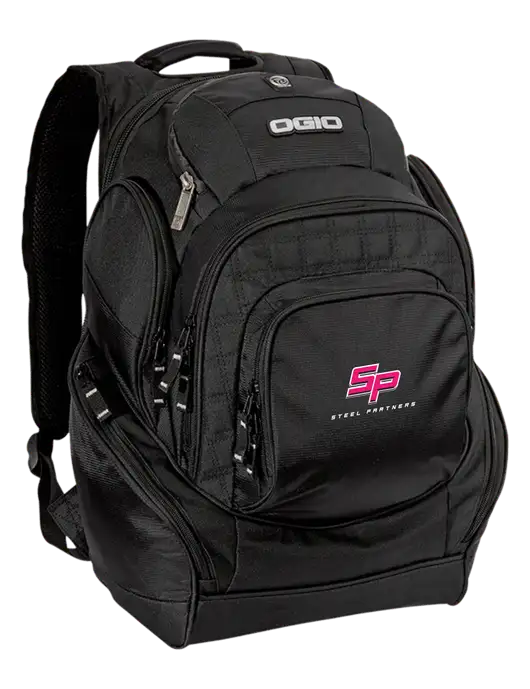 OGIO Black Mastermind Pack w/Steel Partners Logo
