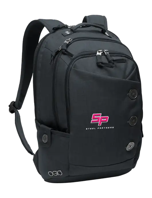 OGIO Storm Grey Ladies Melrose Pack w/Steel Partners Logo
