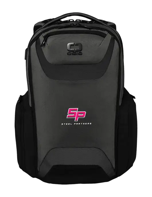 OGIO Tarmac Charcoal Connected Pack w/Steel Partners Logo